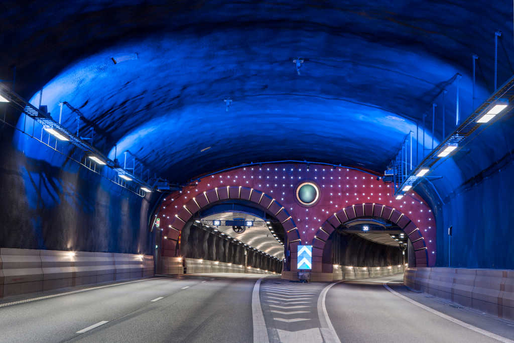 Tunel Årsta, Södra Länken, Sztokholm, SE