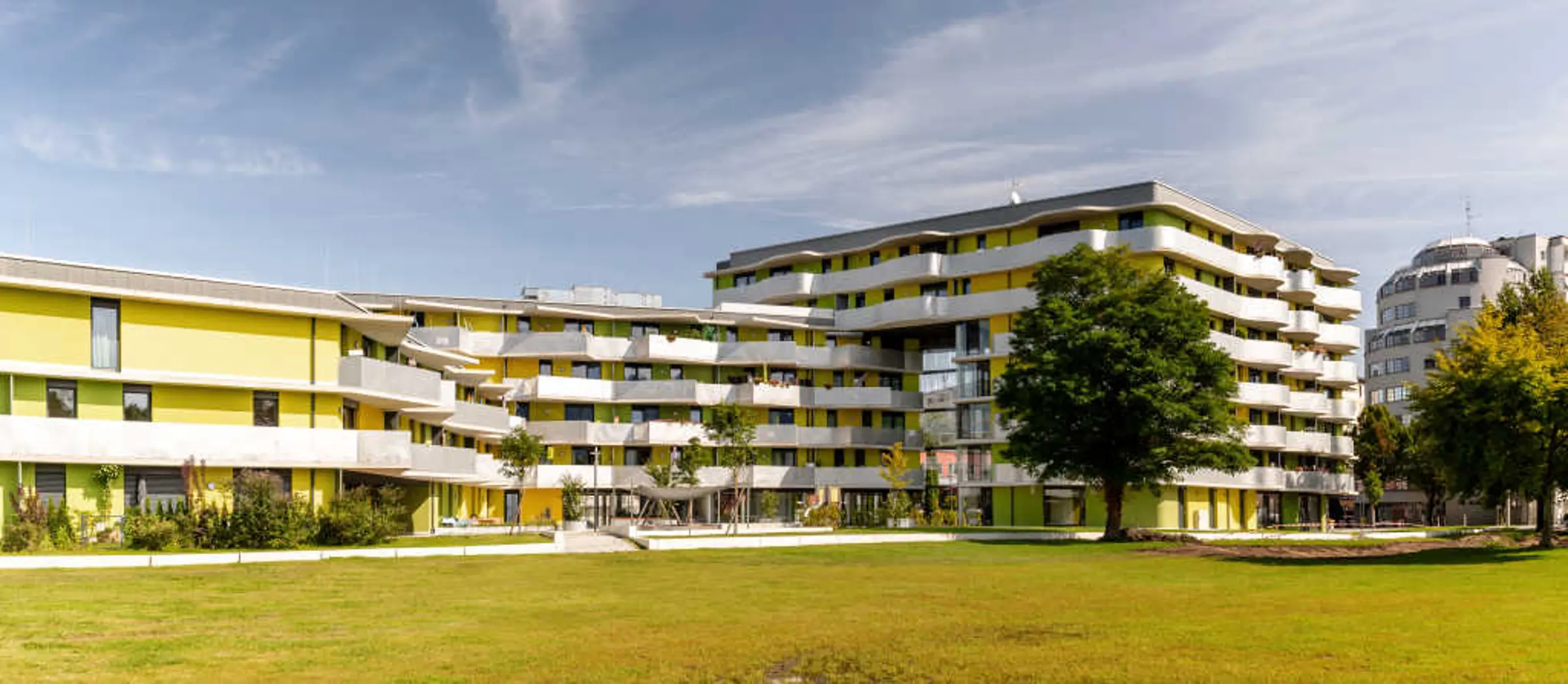 Kompleks mieszkaniowy Stadtpark Lehen w Salzburgu