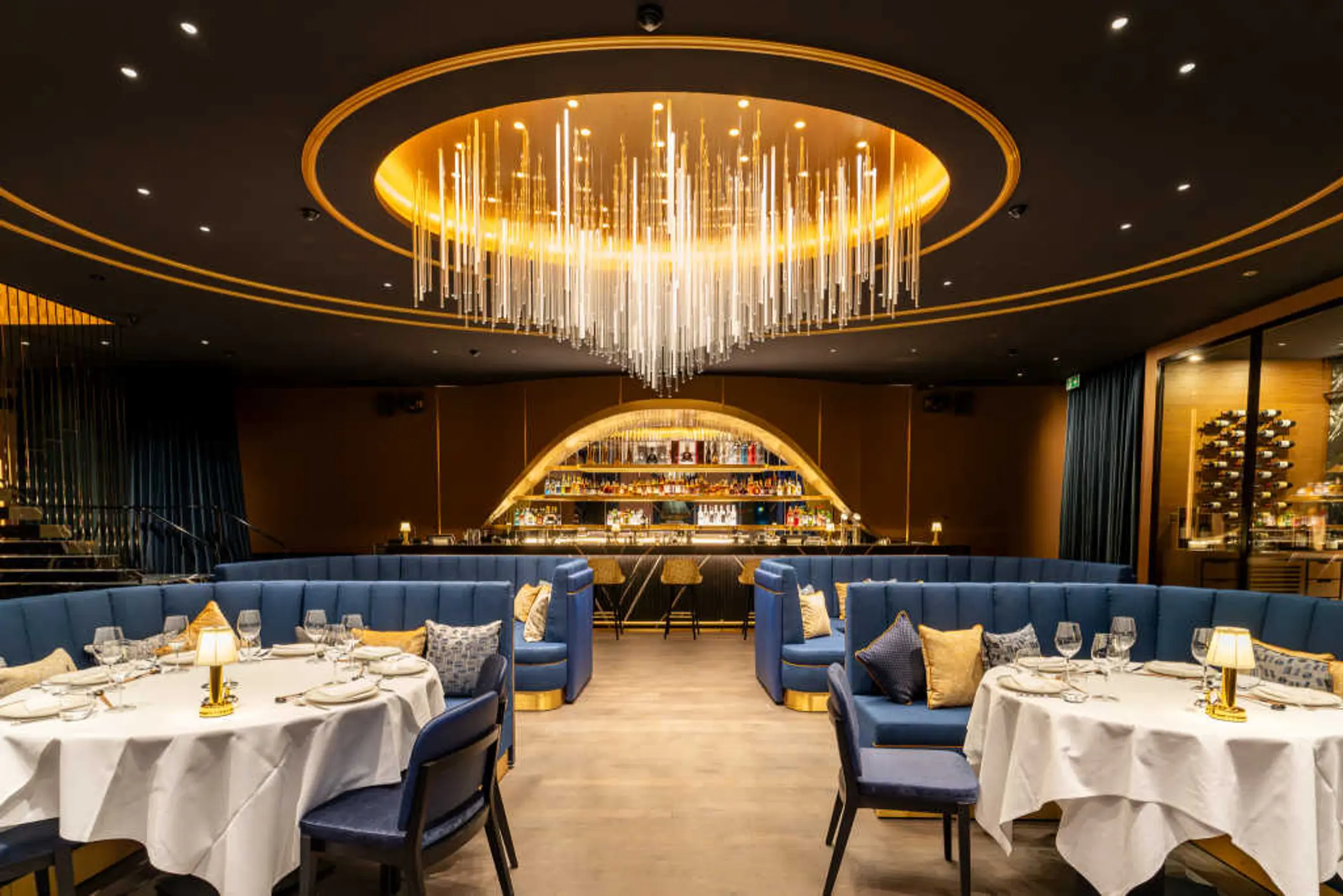 Wnętrze obiektu Billionaire w St. Moritz