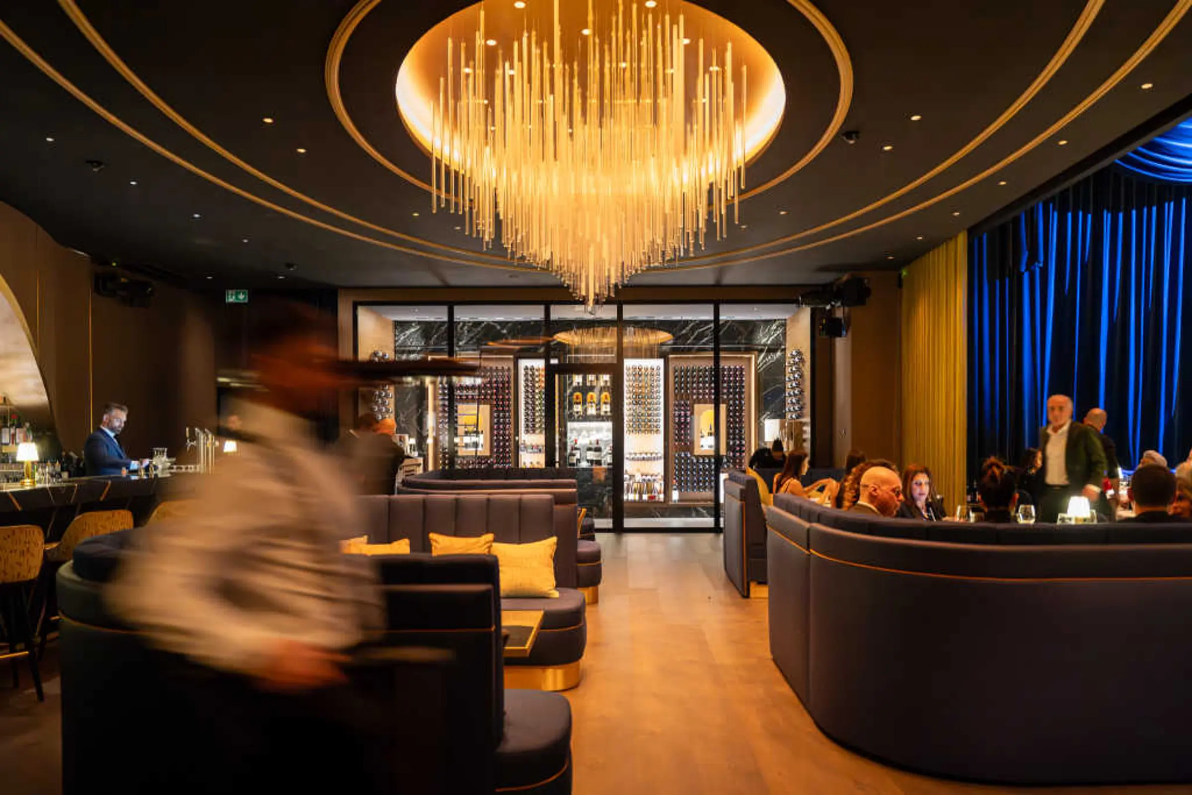 Wnętrze obiektu Billionaire w St. Moritz