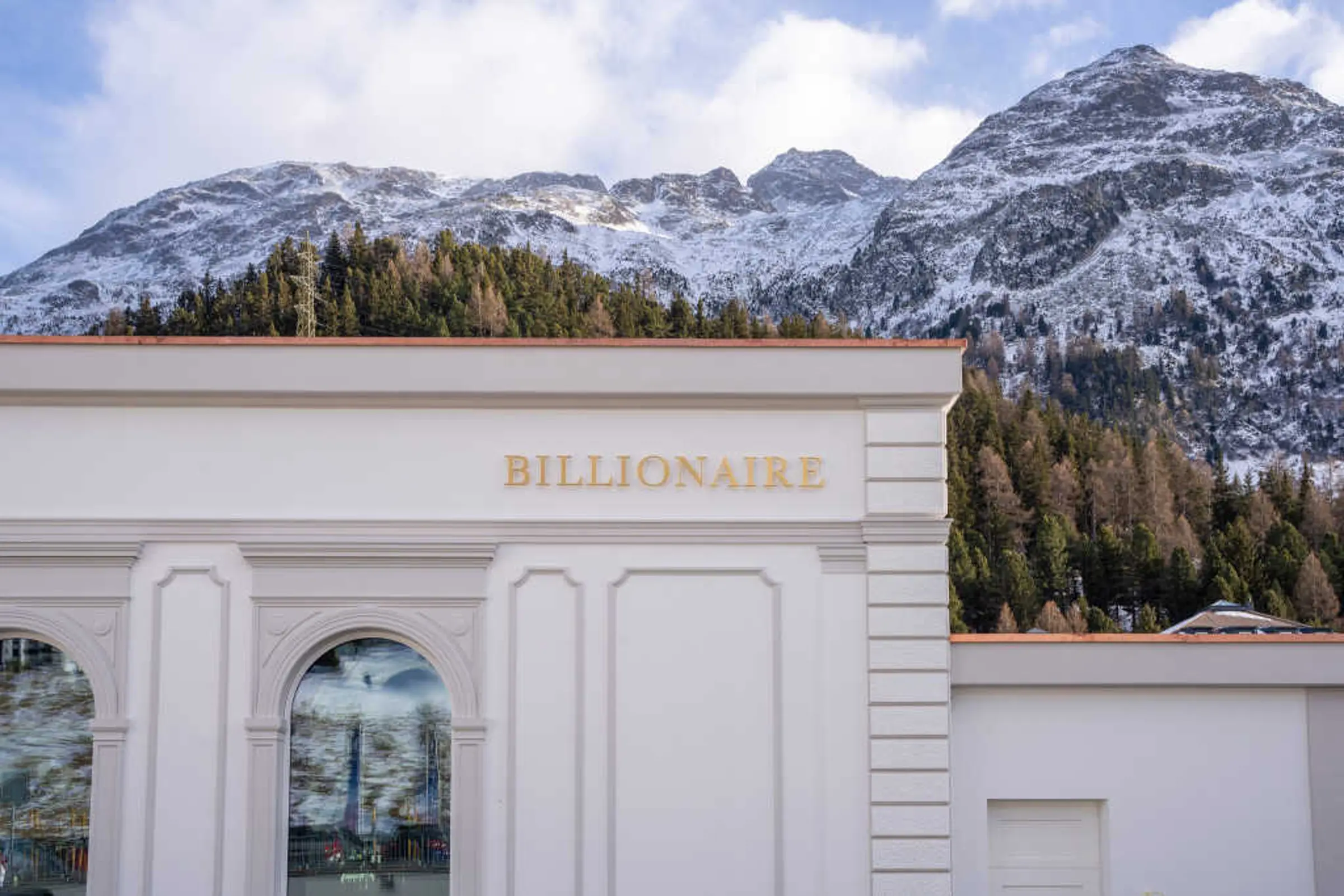 Elewacja obiektu Billionaire w St.Moritz