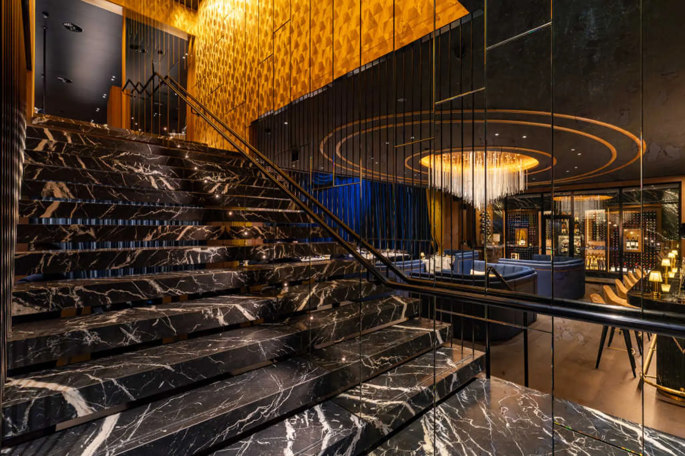 Wnętrze obiektu Billionaire w St.Moritz