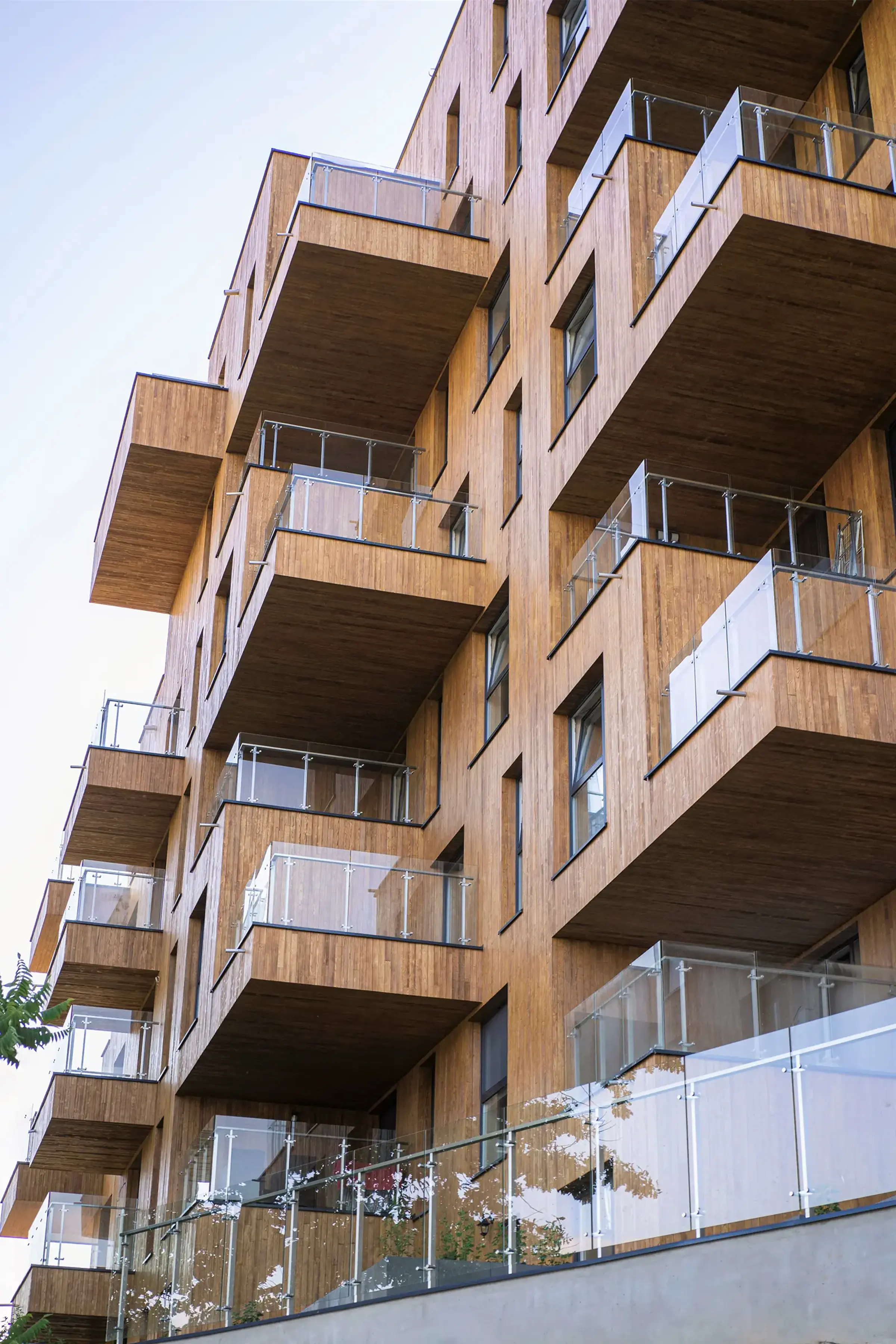 Wooden House w Rzeszowie – budynek z elewacją imitującą drewno