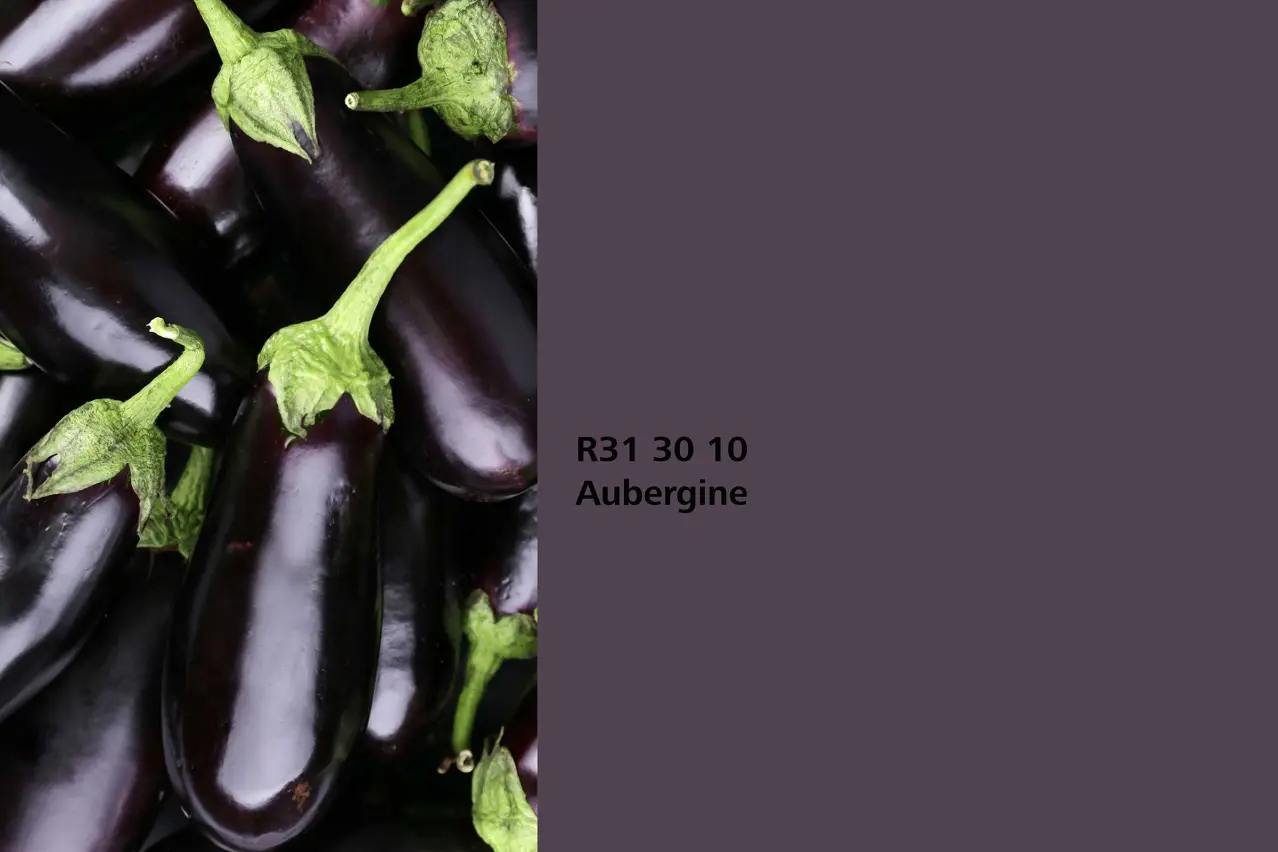 Wandfarbe Aubergine, Farbton, Assoziation Auberginefrüchte, Naturfarbton Interior Colors 24+ | Sto