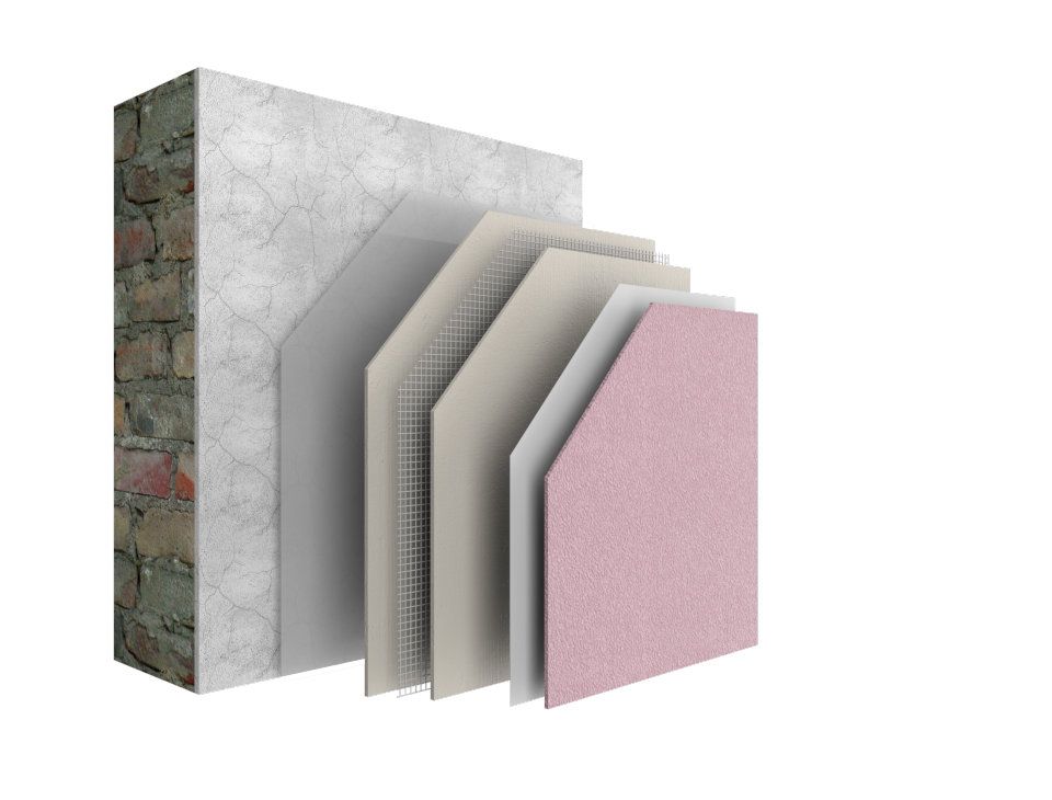 Grubopowłokowy system renowacji spękanych elewacji